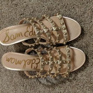 Sam Edelman gold  sandals